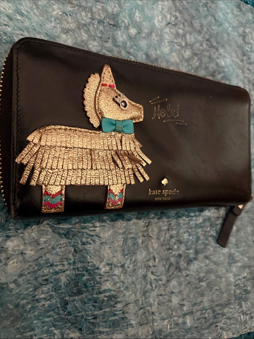 Kate Spade ♠️ “HAUTE STUFF” Piñata Legacy Wallet (Limited Ed.) GUC w/ Storybook